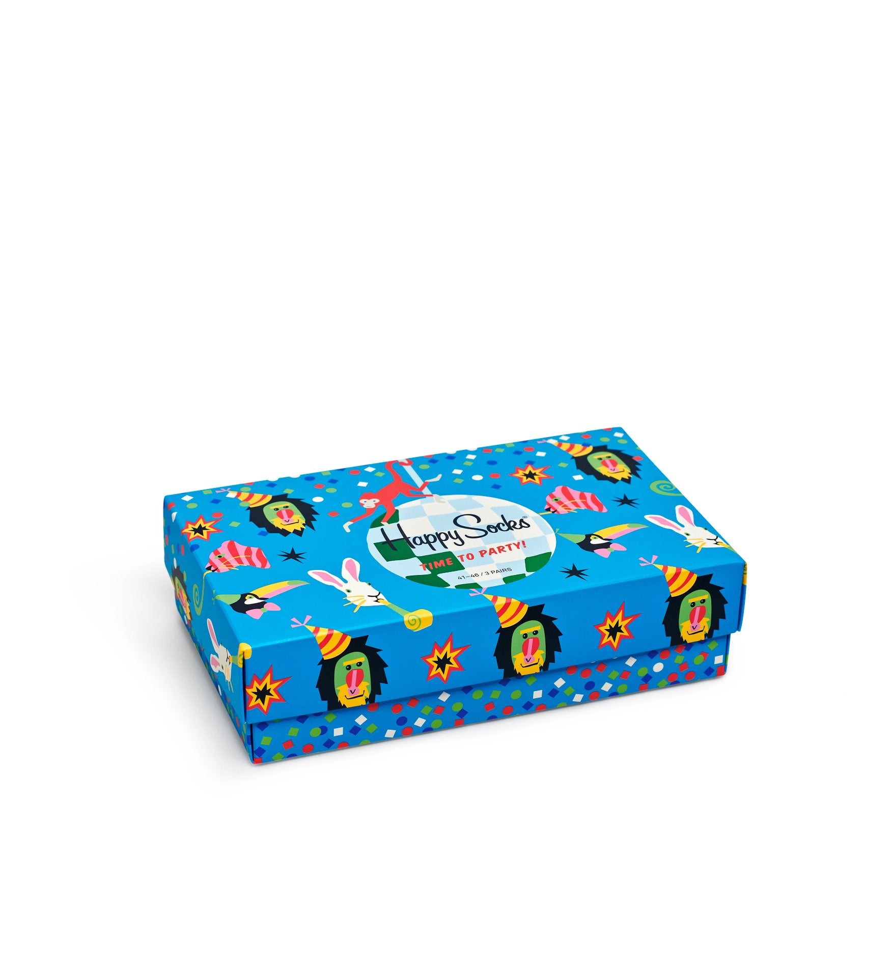 Happy Socks Happy Birthday Party Animal Box
