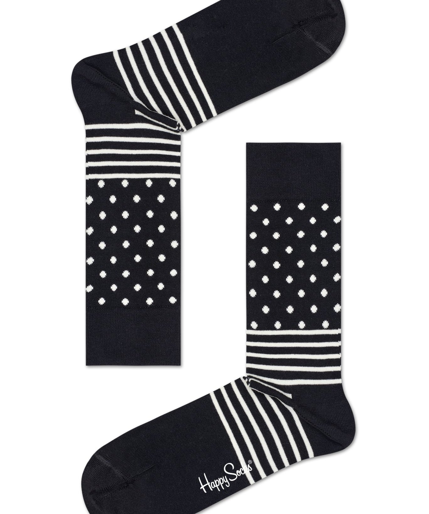 Happy Socks 4-Pack Black & White Gift Box