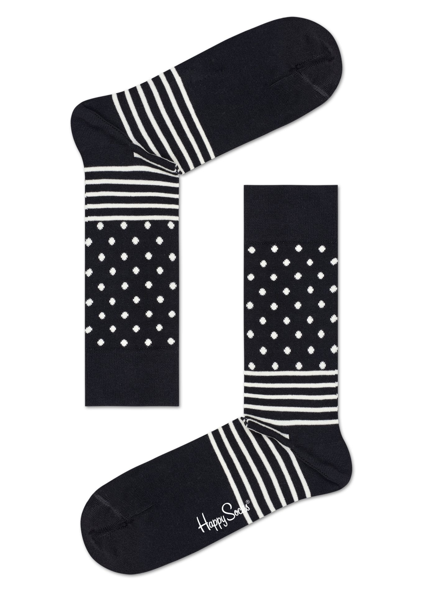 Happy Socks 4-Pack Black & White Gift Box