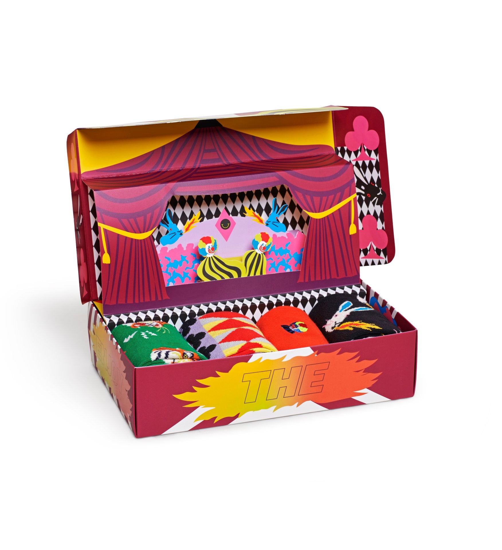 Happy Socks 4-Pack Circus Socks Gift Box
