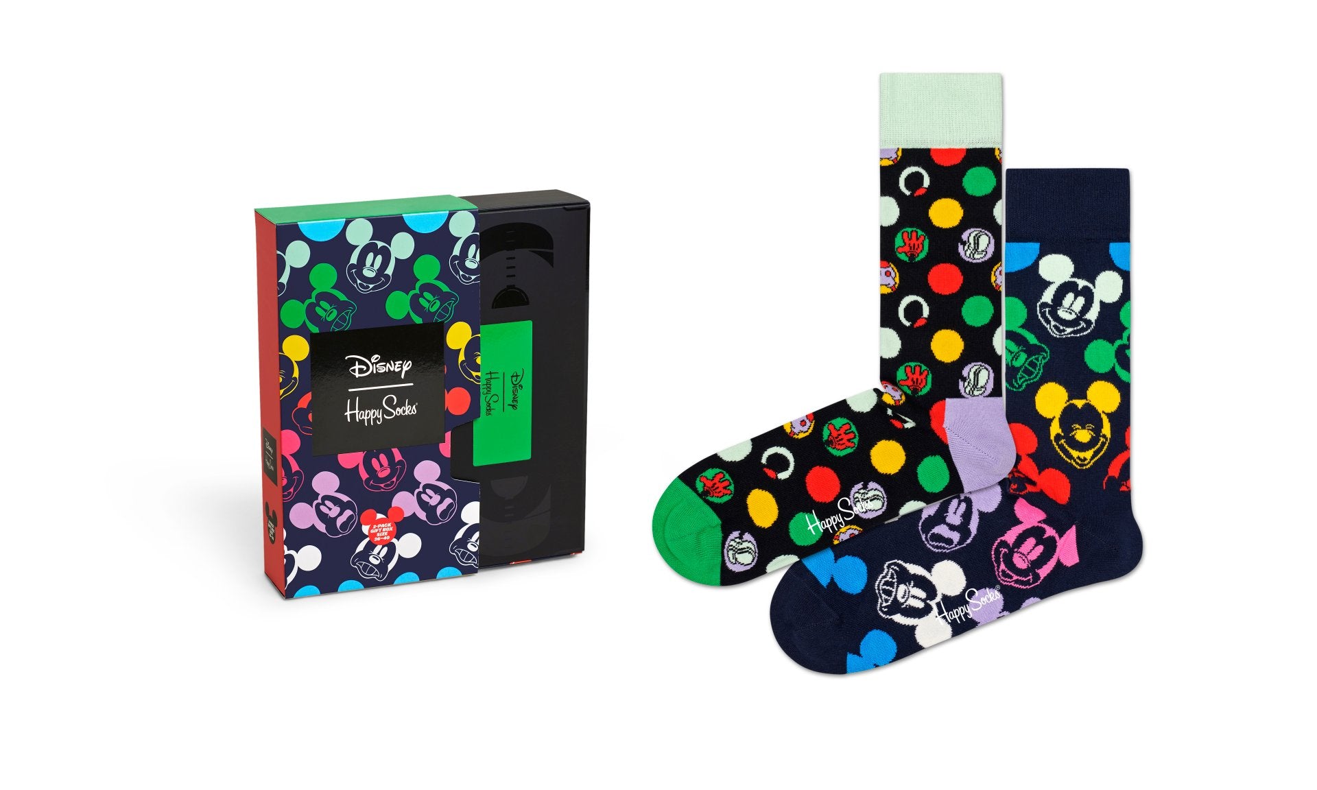 Happy Socks 2-Pack Disney Box