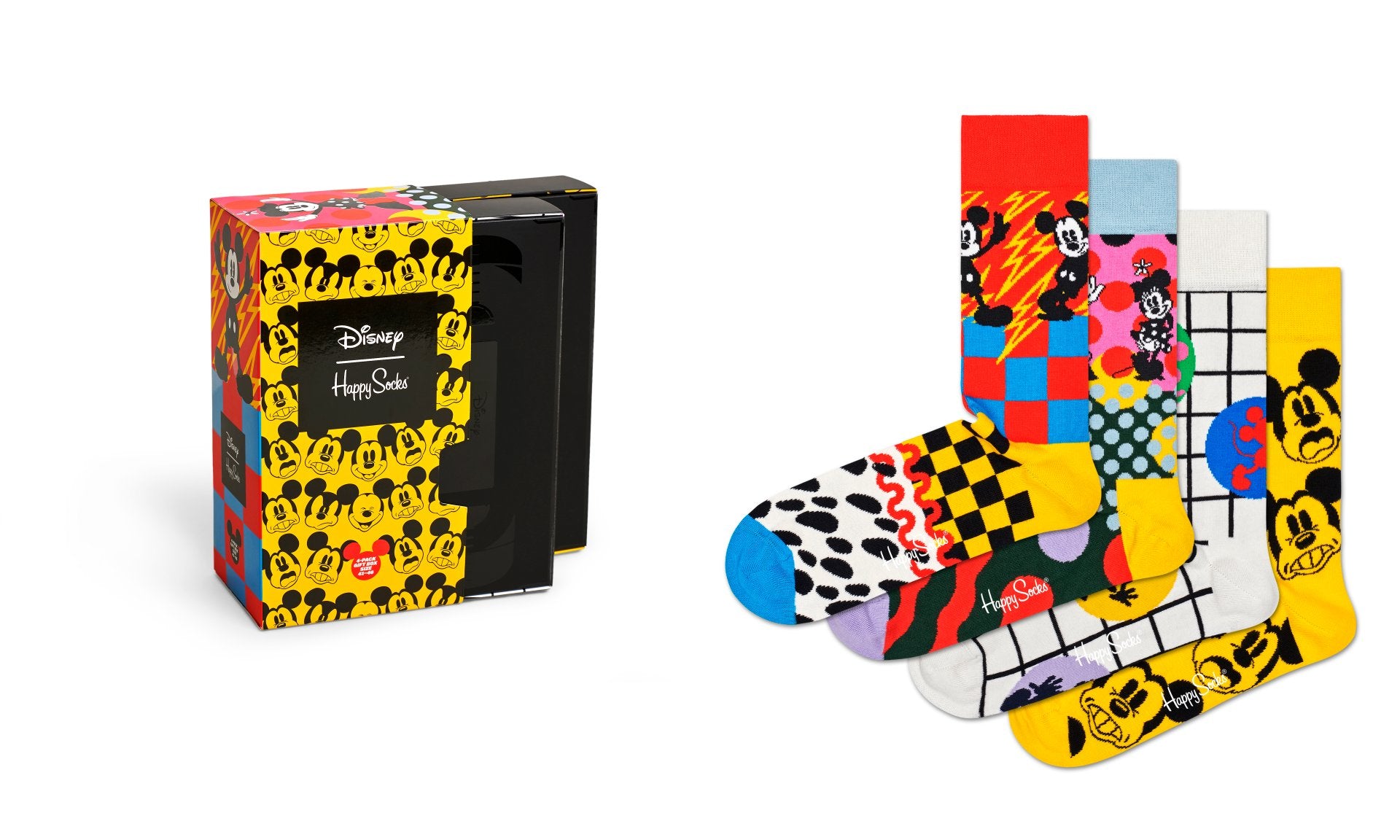 Happy Socks 4-Pack Disney Box