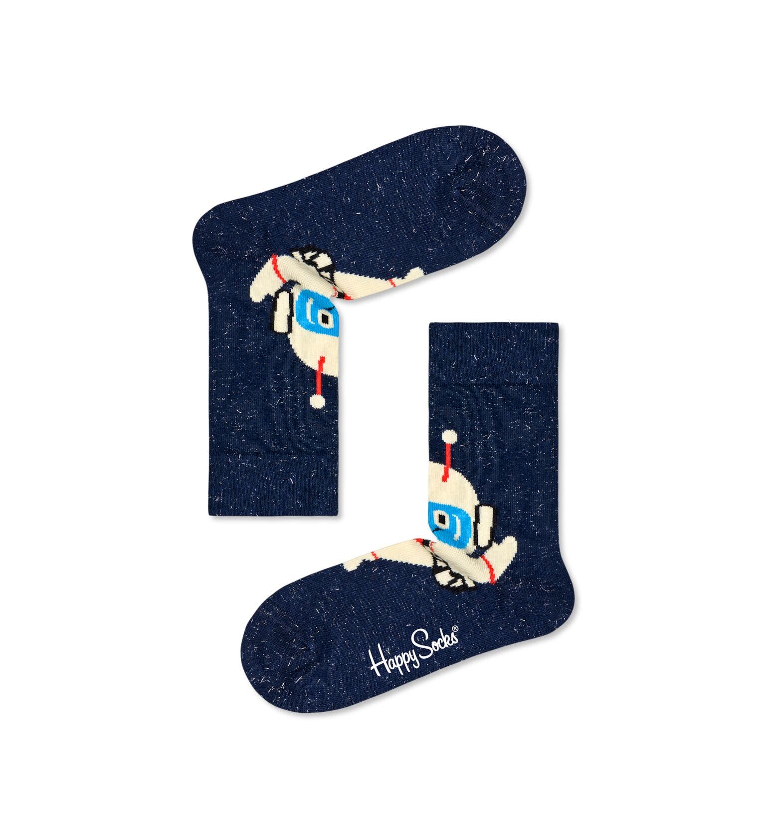 Happy Socks Kids 3-Pack Astronaut Socks Gift
