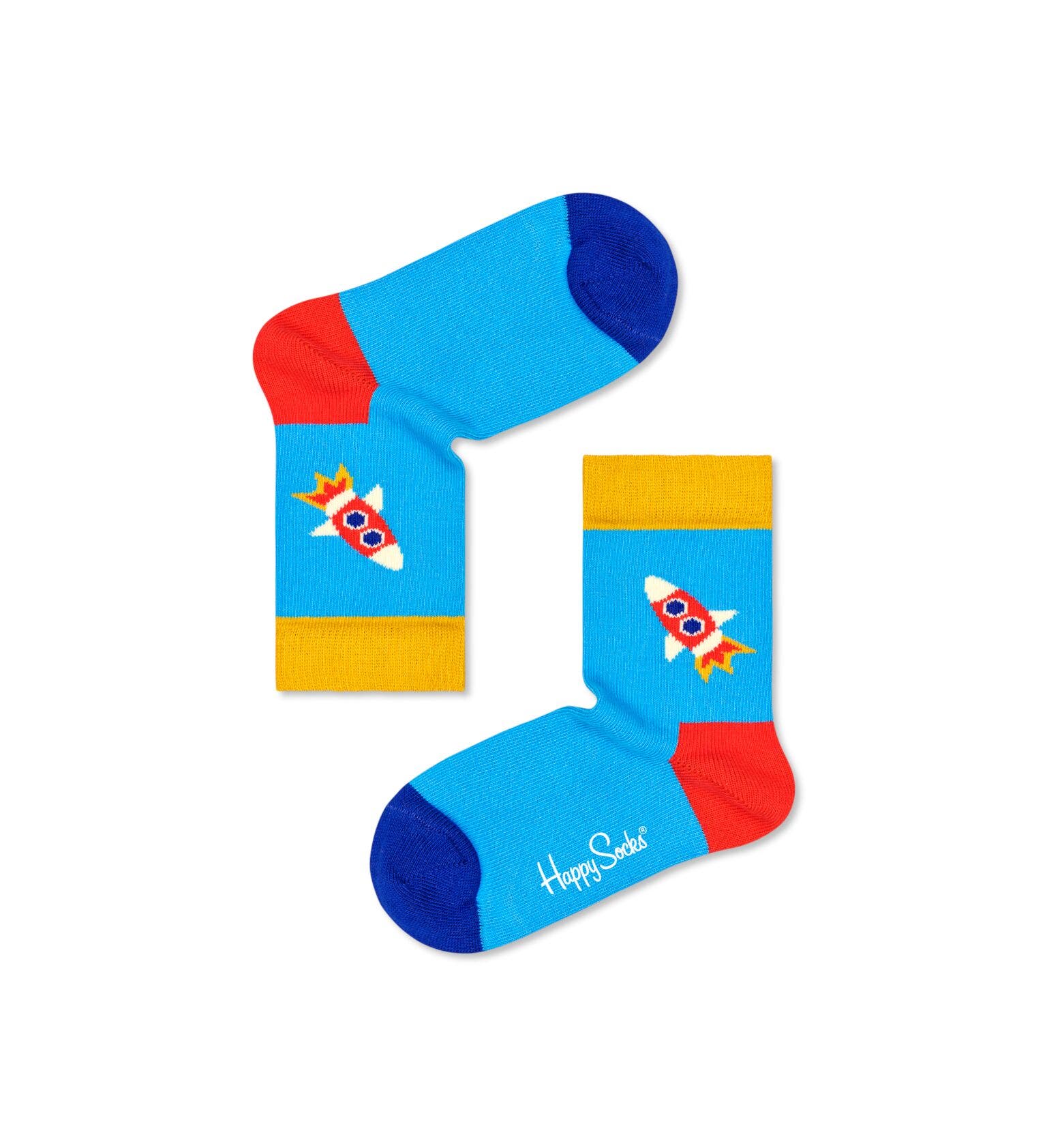 Happy Socks Kids 3-Pack Astronaut Socks Gift