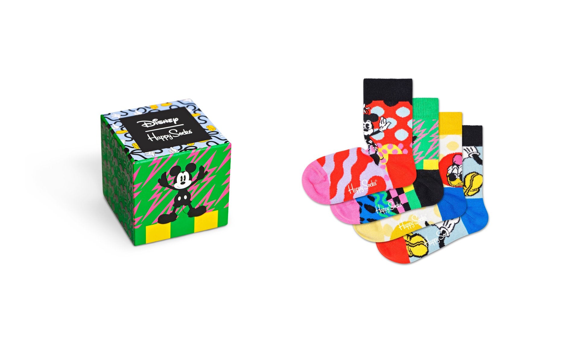 Happy Socks 4-Pack Kids Disney Box