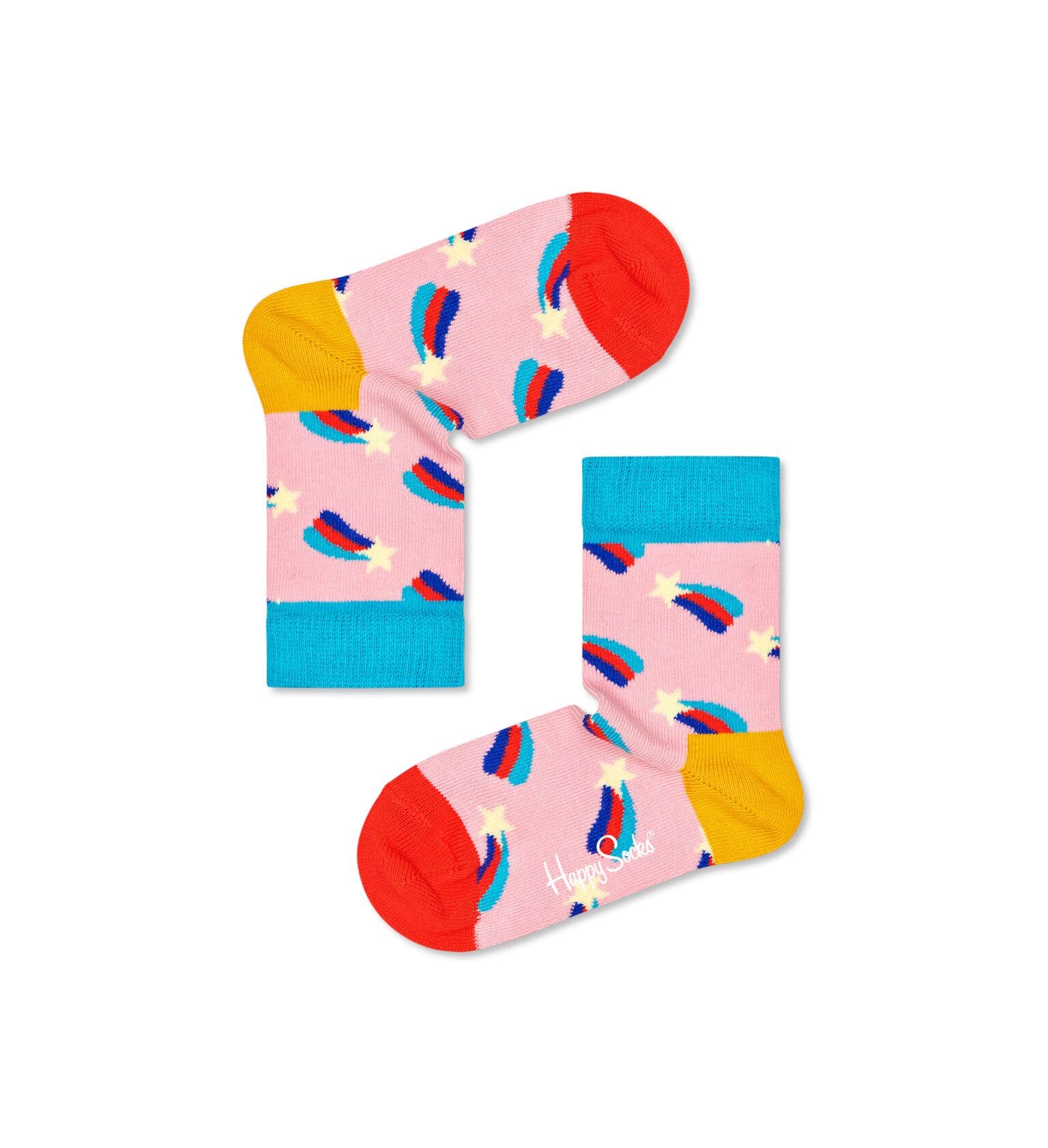 Happy Socks Kids 3-Pack Kids Hearts and Stars Socks