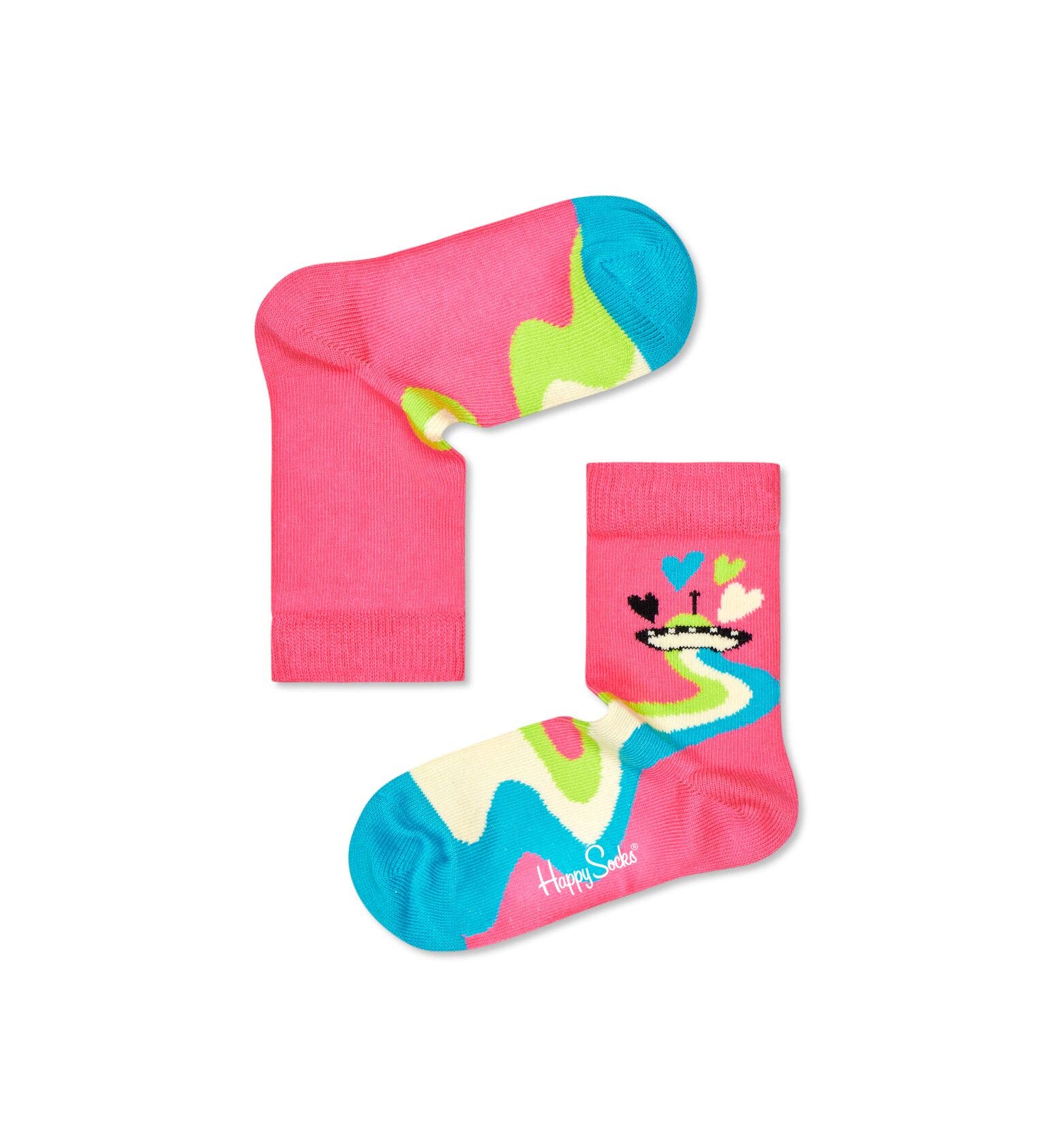 Happy Socks Kids 3-Pack Kids Hearts and Stars Socks