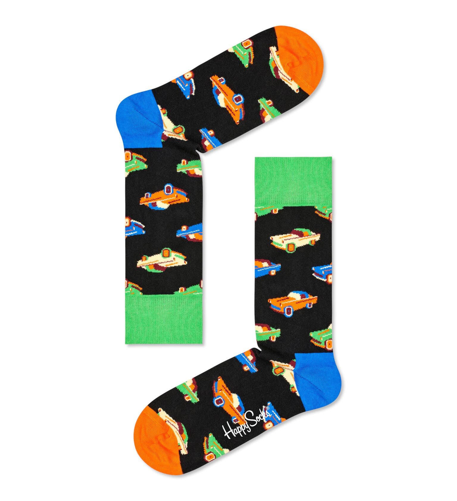 Happy Socks 2-Pack Mini & Me Car Socks Gift Set