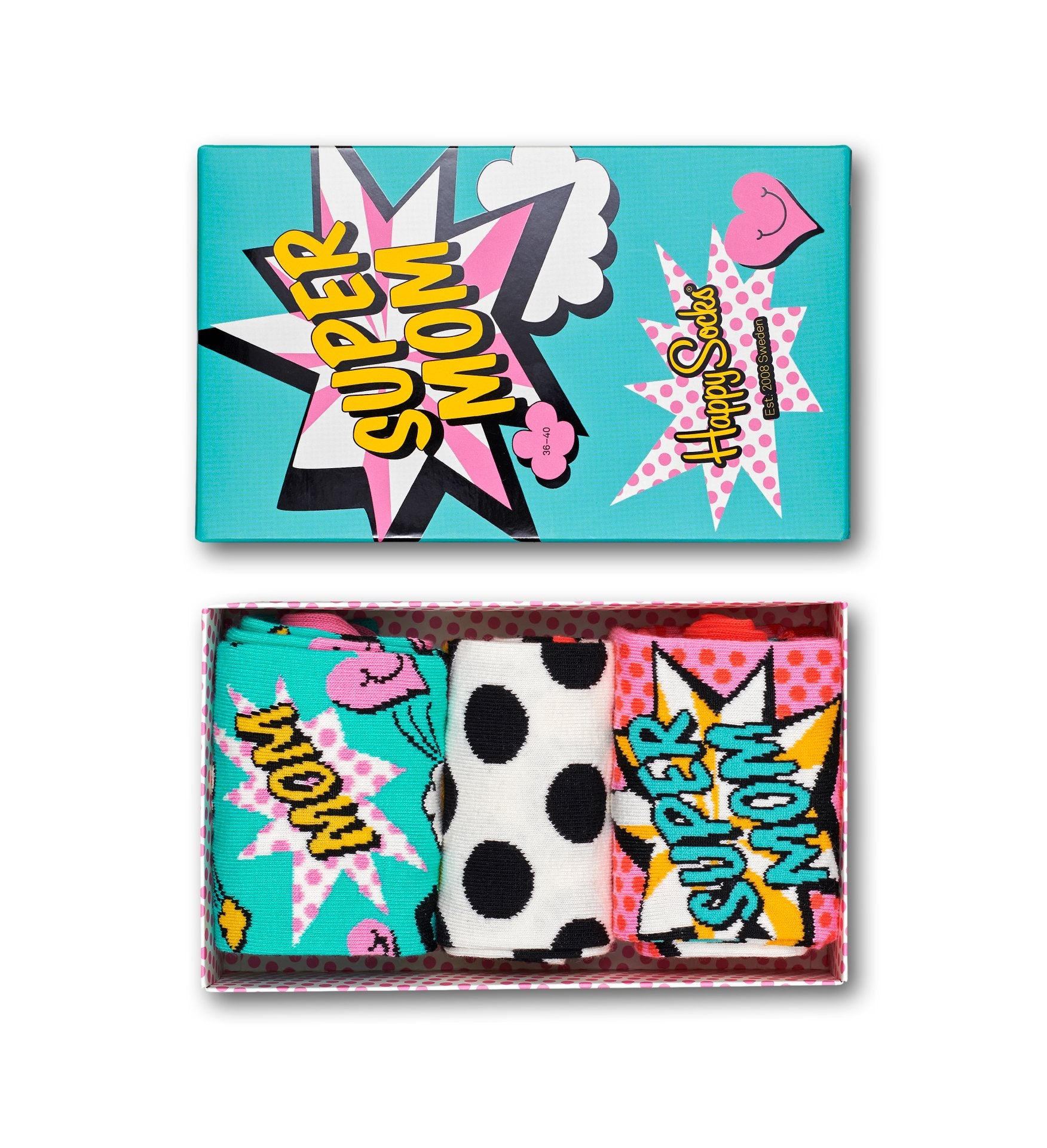 Happy Socks 3-Pack Mothers Day Gift Box