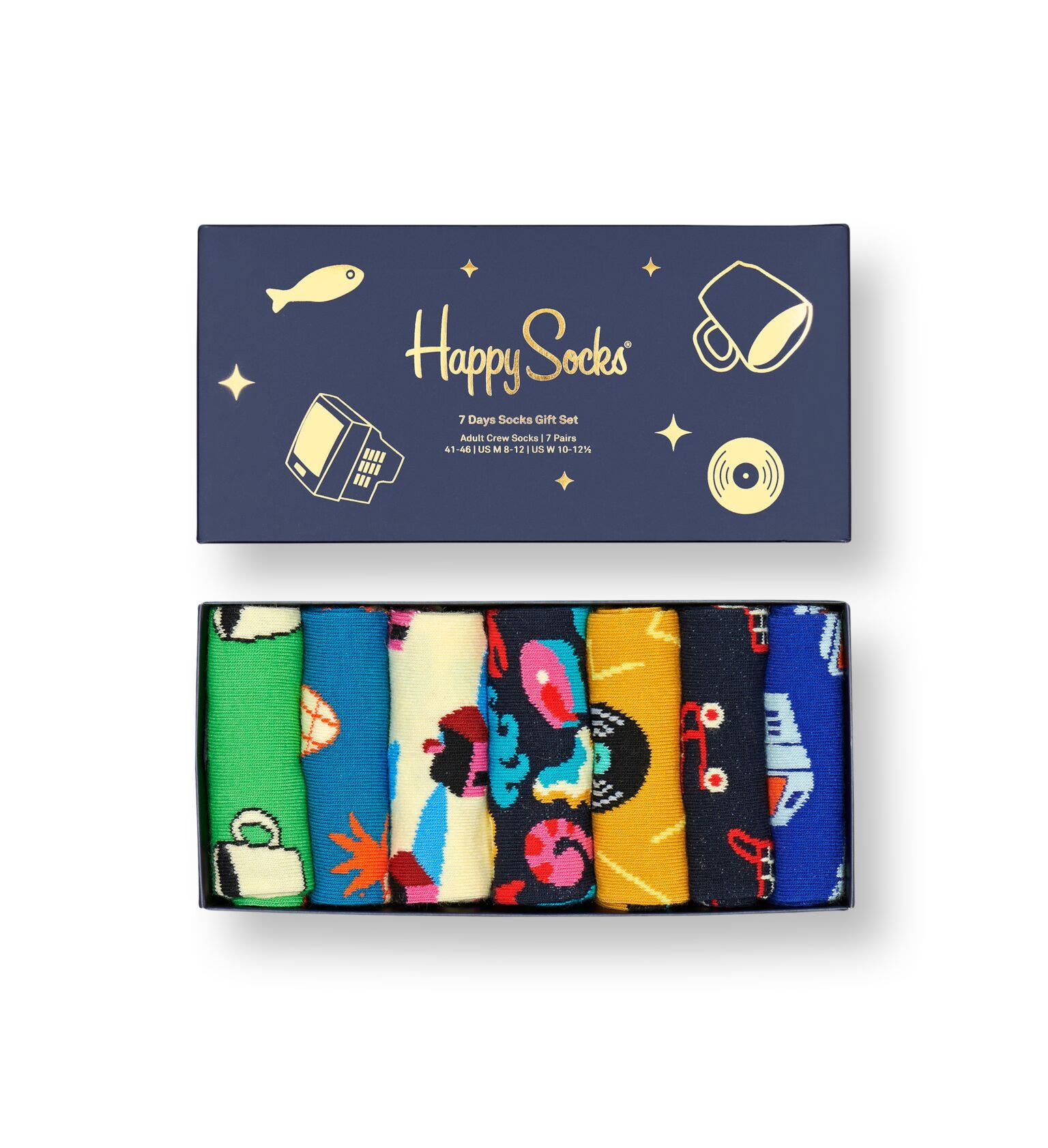 Happy Socks 7-Pack 7 Days a Week Socks Gift