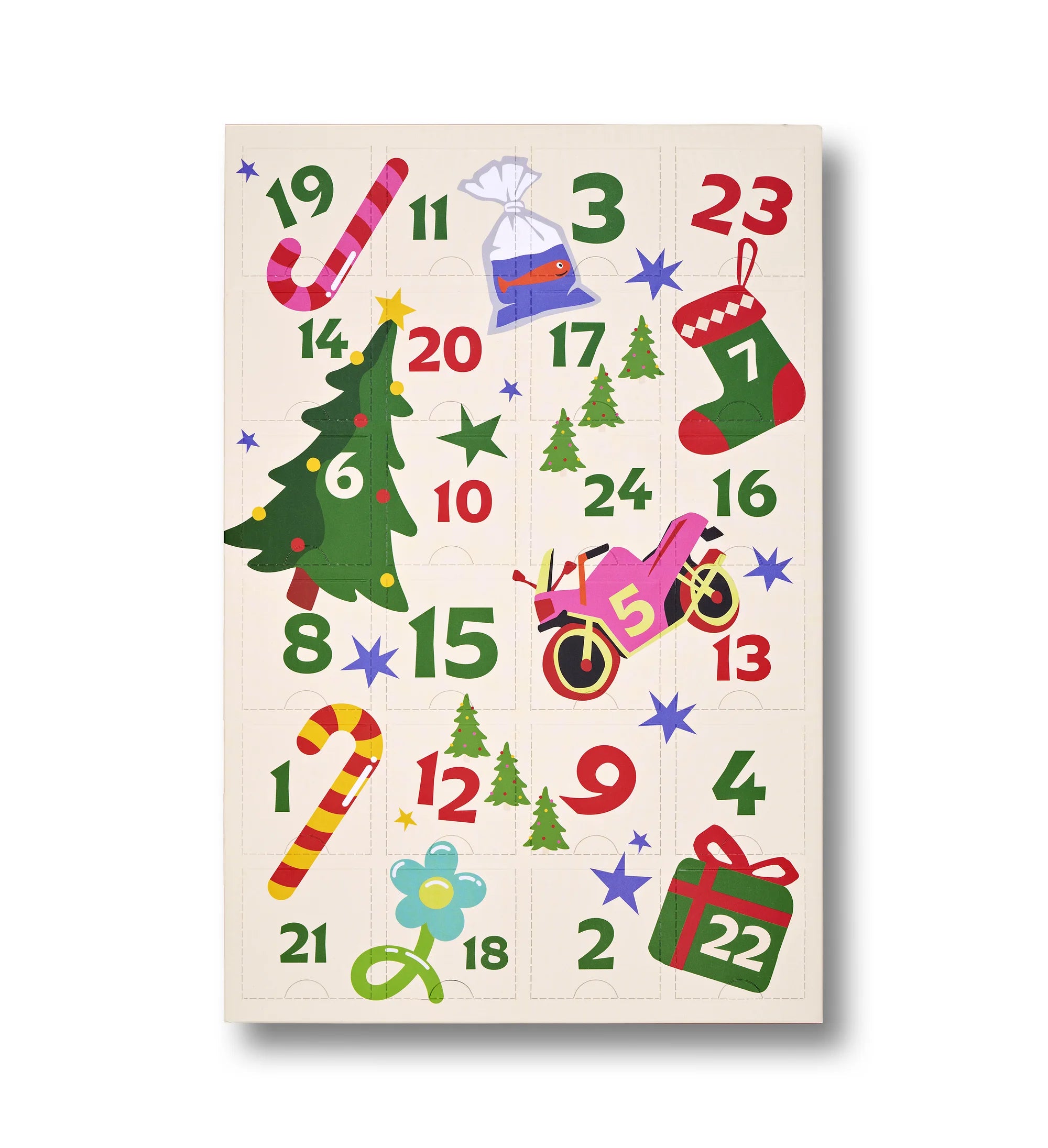 Happy Socks Adventskalender 24 Pack Holiday Box