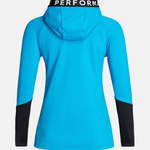 Peak Performance Rider Zip Hood wmn scuba blue-black