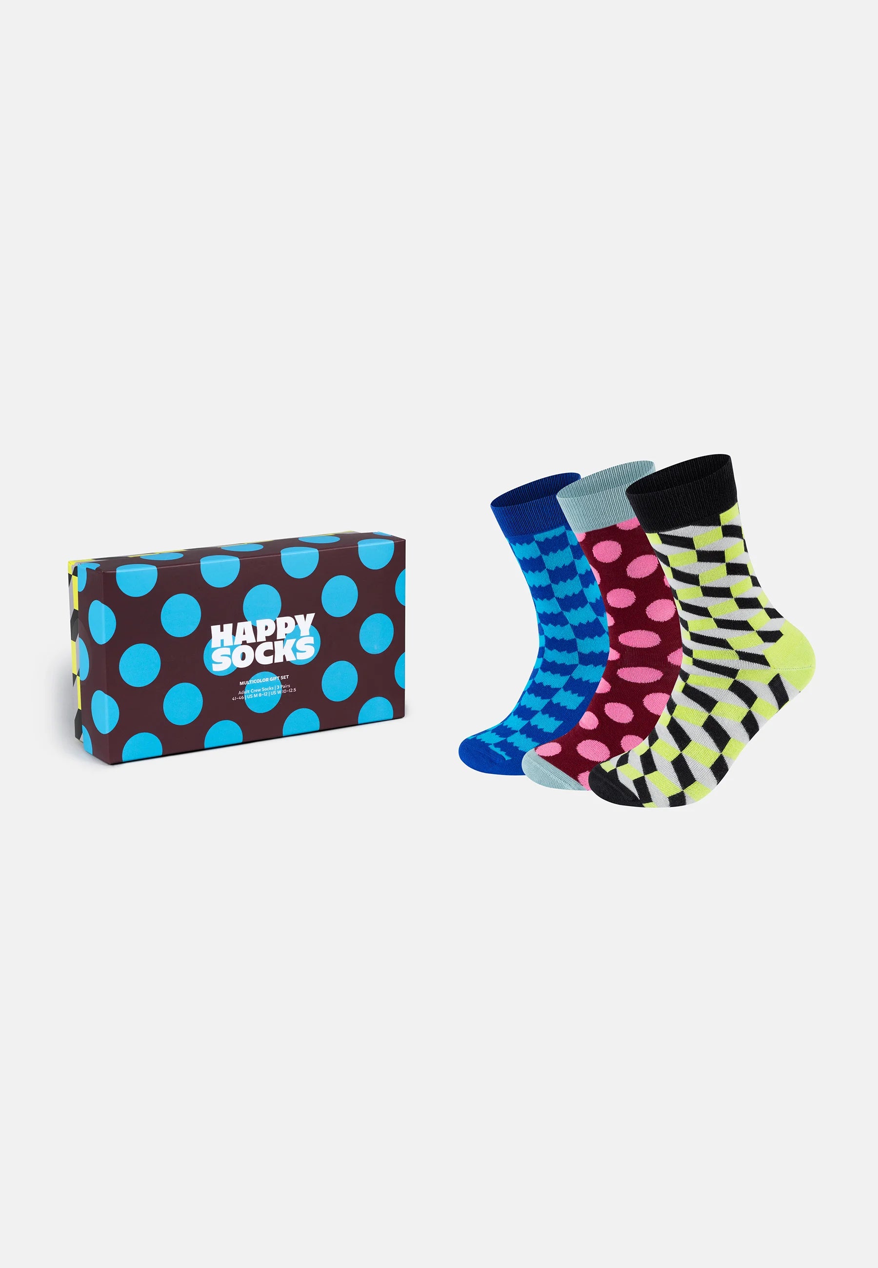 Happy Socks 3-Pack Multicolor Gift