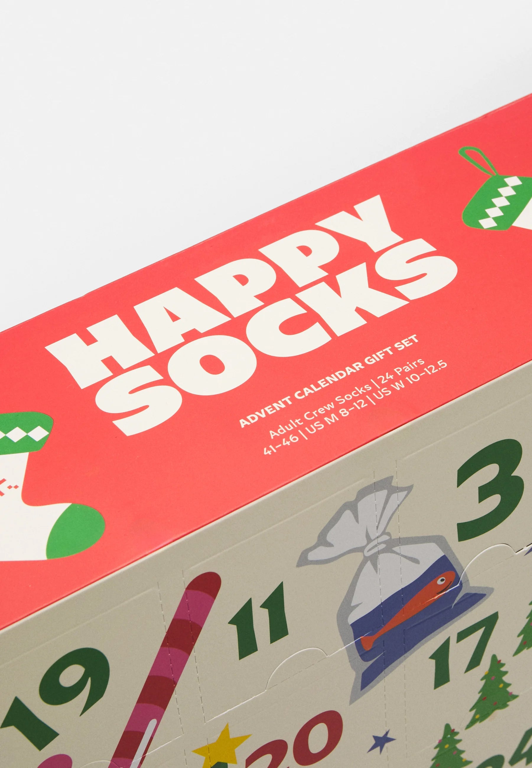 Happy Socks Adventskalender 24 Pack Holiday Box