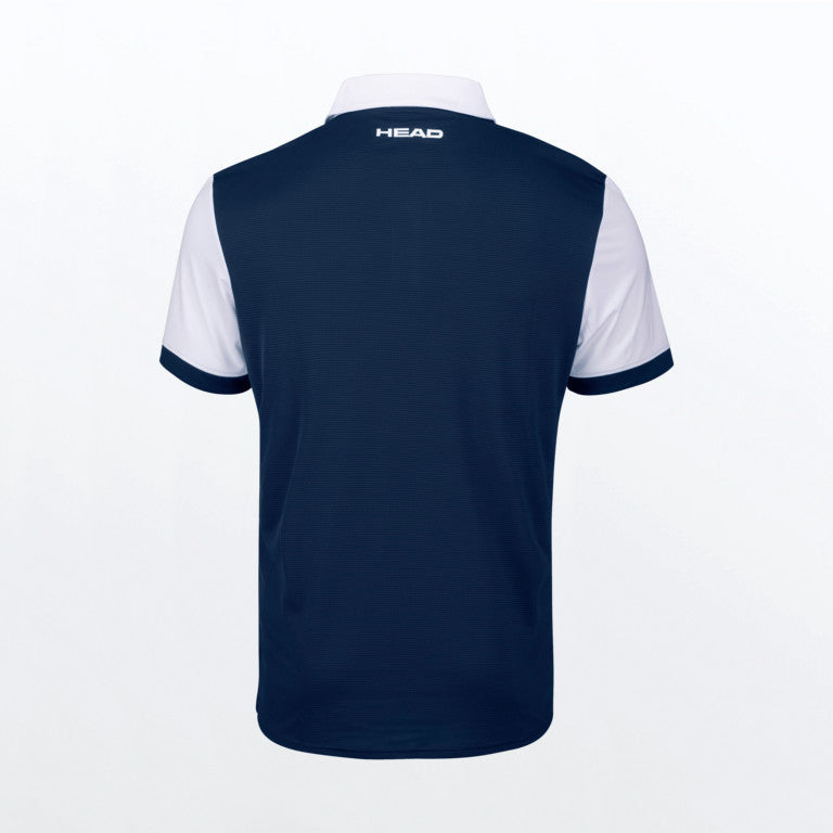 Head Davies Polo Shirt darkblue/white