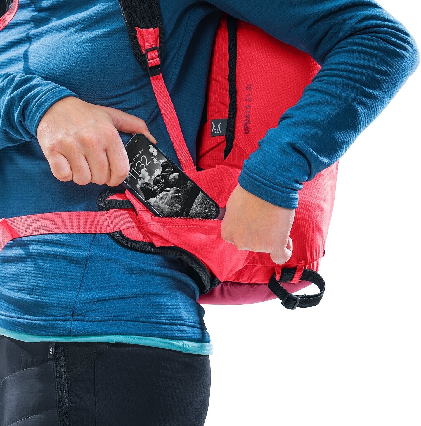 Deuter Updays 24 SL Skitourenrucksack wmn-ruby hibiscus