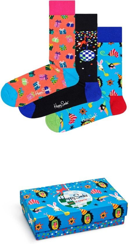 Happy Socks Kids Party Animal Box