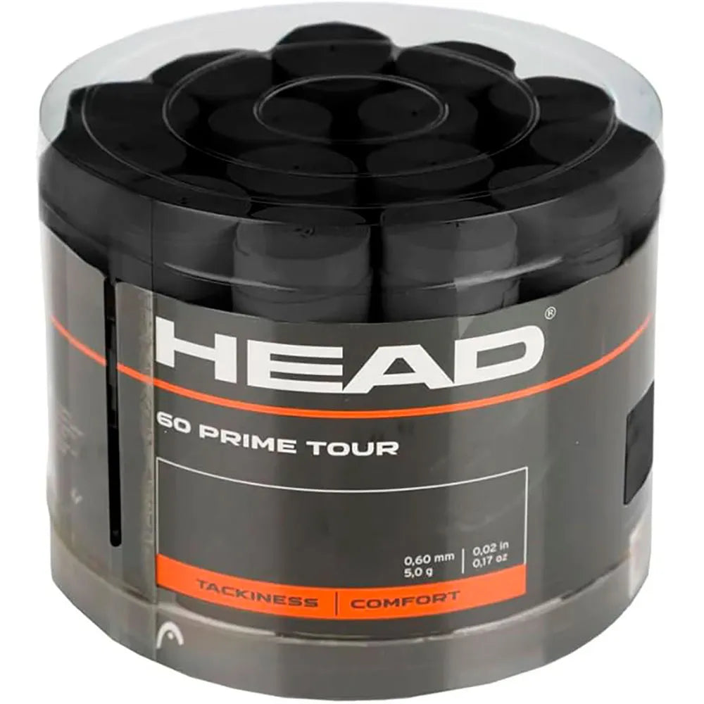 Head Prime Tour 60 PCS Overgrip - black