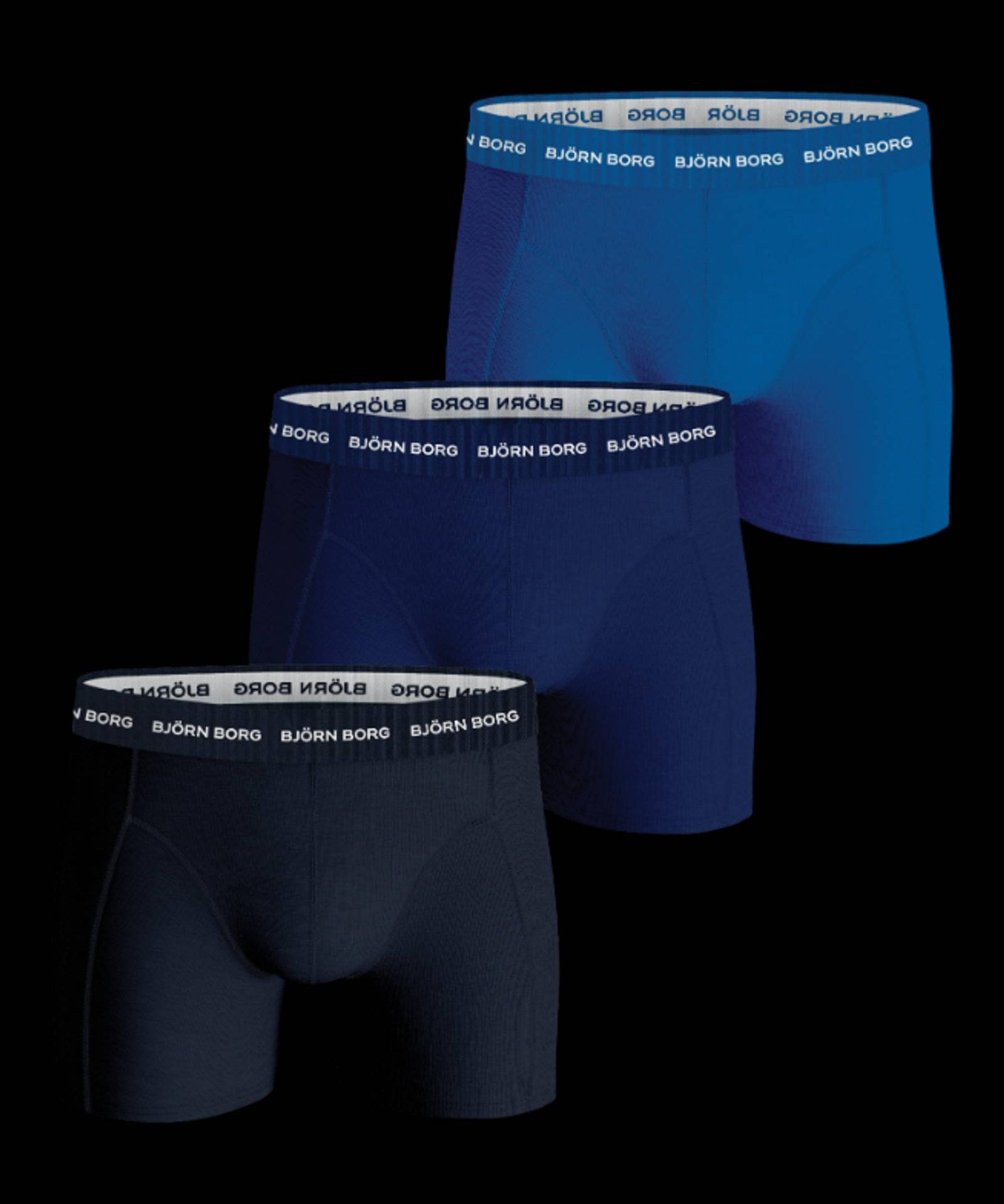 Björn Borg Cotton Stretch Boxer 3p blau