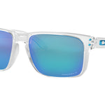 Oakley Holbrook XL polished clear prizm sapphire polarized