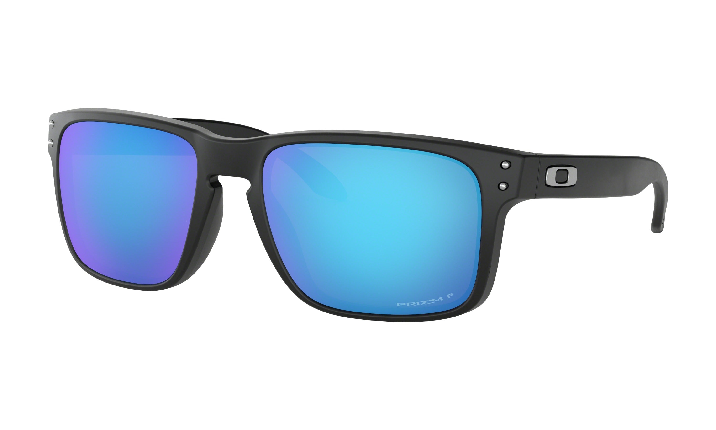 Oakley Holbrook matte black prizmatic prizm sapphire polarized