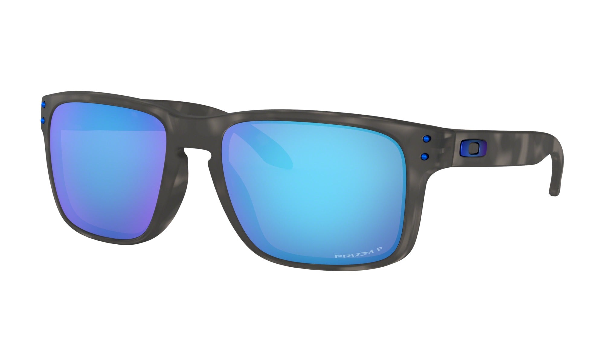 Oakley Holbrook matte black tortoise prizm sapphire polarized