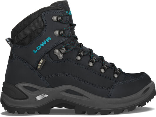 Lowa Renegade GTX mid wmn asphalt/türkis