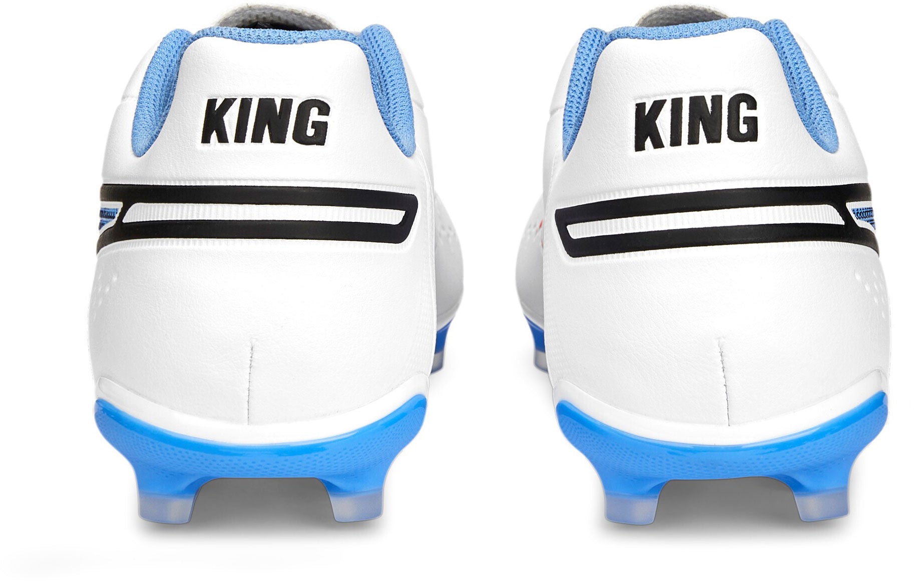 Puma King Match FG/AG Jr. Fußball weiß-schwarz-blau