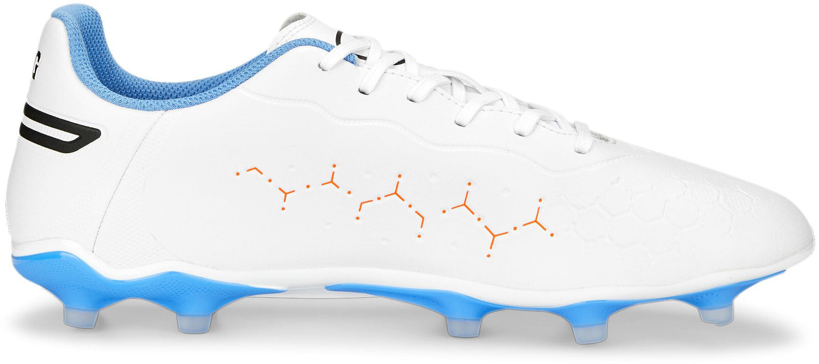 Puma King Match FG/AG Jr. Fußball weiß-schwarz-blau