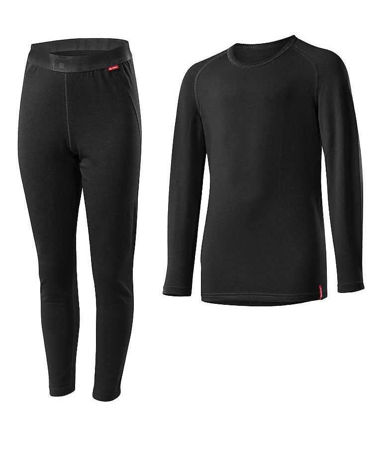 Löffler Kinder Set long Transtex warm - black