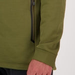 Mons Royale Arcadia Merino Fleece Hoody-dark olive