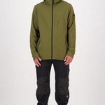 Mons Royale Arcadia Merino Fleece Hoody-dark olive