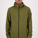 Mons Royale Arcadia Merino Fleece Hoody-dark olive