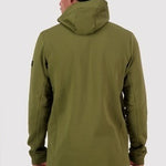 Mons Royale Arcadia Merino Fleece Hoody-dark olive
