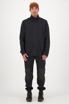 Mons Royale Arcadia Merino Fleece Jacket-black