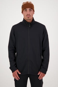 Mons Royale Arcadia Merino Fleece Jacket-black