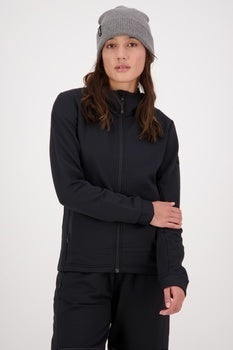 Mons Royale Arcadia Merino Fleece Jacket wmn-black