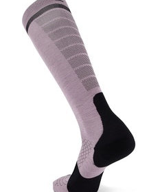 Mons Royale Pro Lite Merino Snow Sock-orchid sun