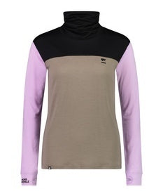 Mons Royale Yotei BF High Neck wmn-orchid dawn