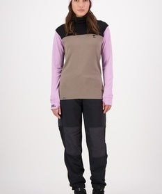 Mons Royale Yotei BF High Neck wmn-orchid dawn