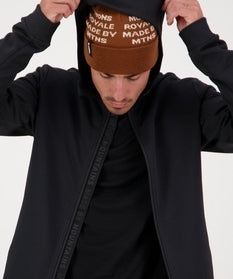 Mons Royale Arcadia Merino Fleece Hoody-black