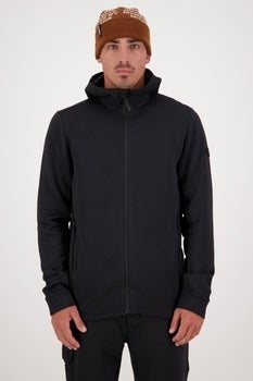 Mons Royale Arcadia Merino Fleece Hoody-black