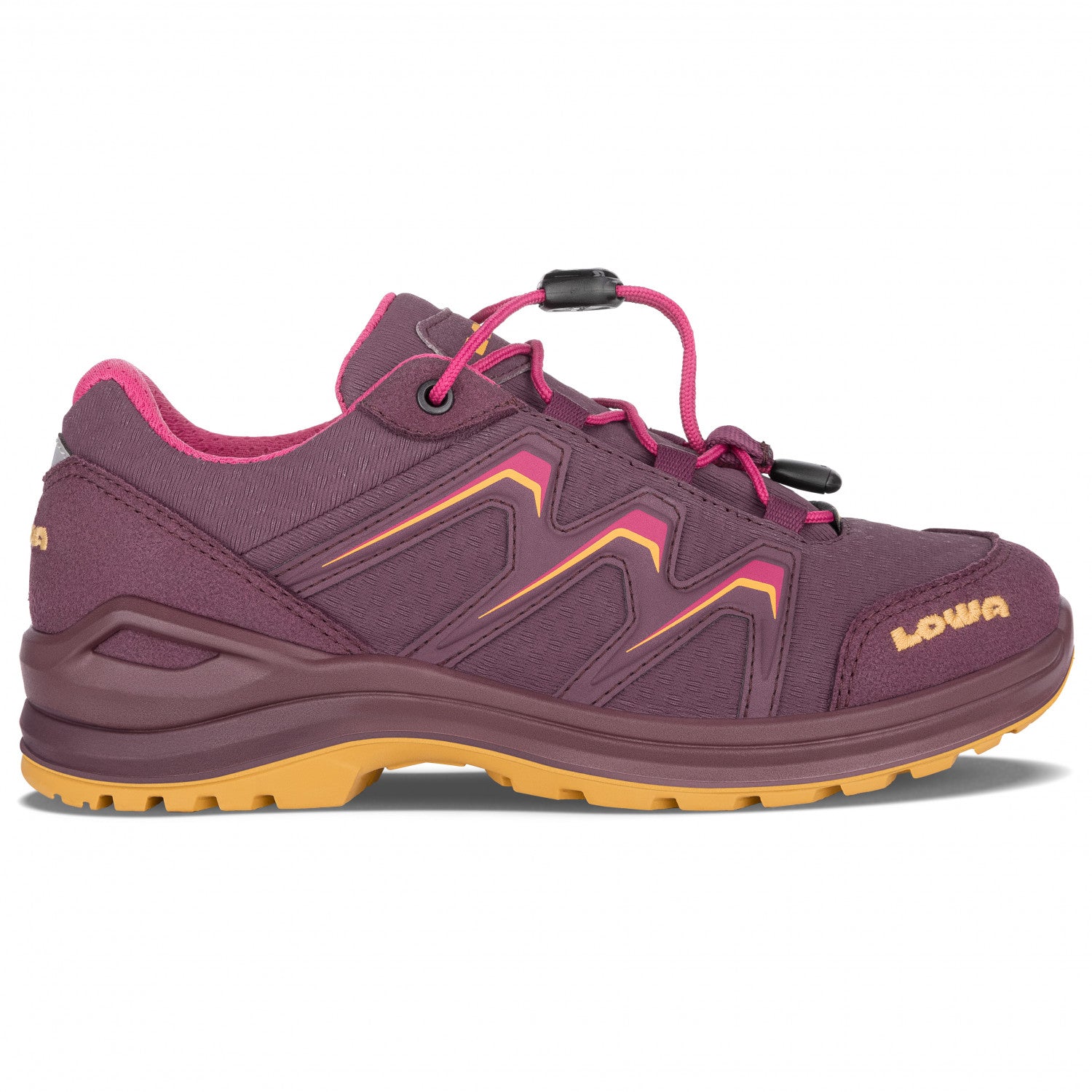 Lowa Maddox GTX LO jr. grape fuchsia