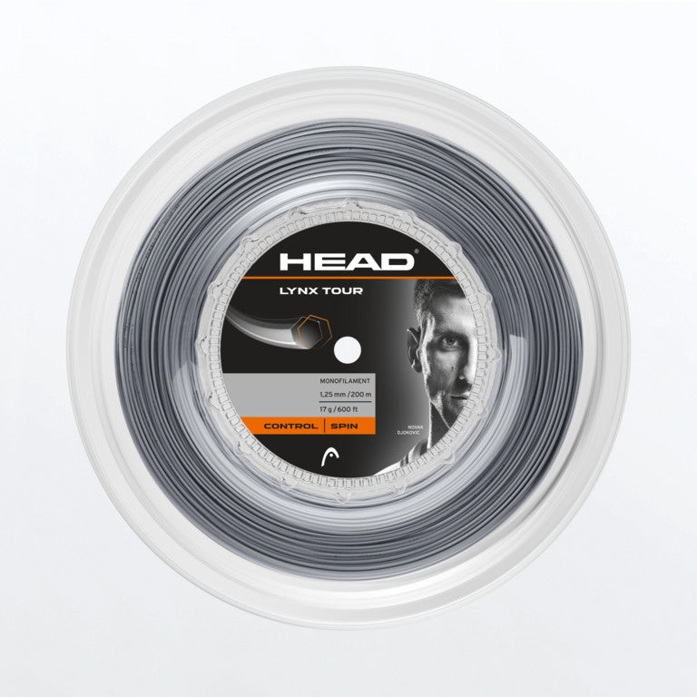Head Lynx Tour Tennis Saiten Rolle grau-Copy