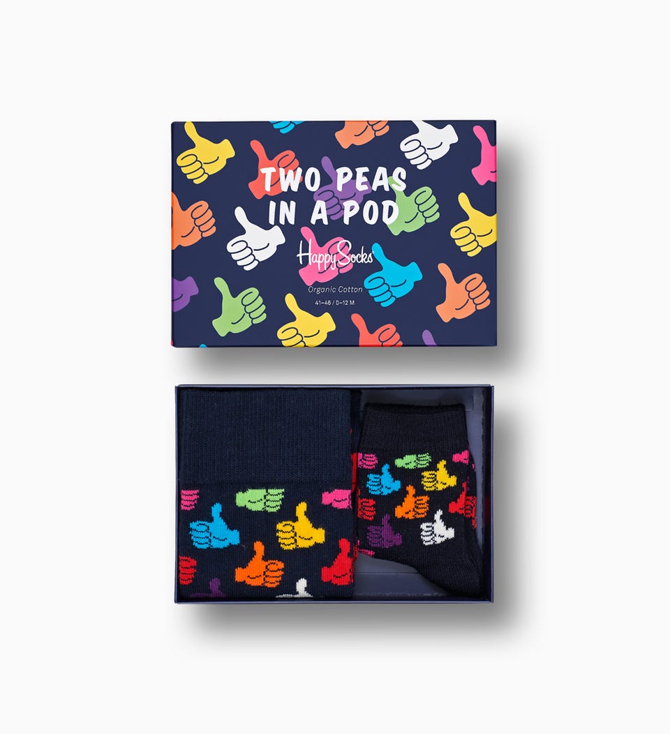 Happy Socks 2 Peas in a Pod Box