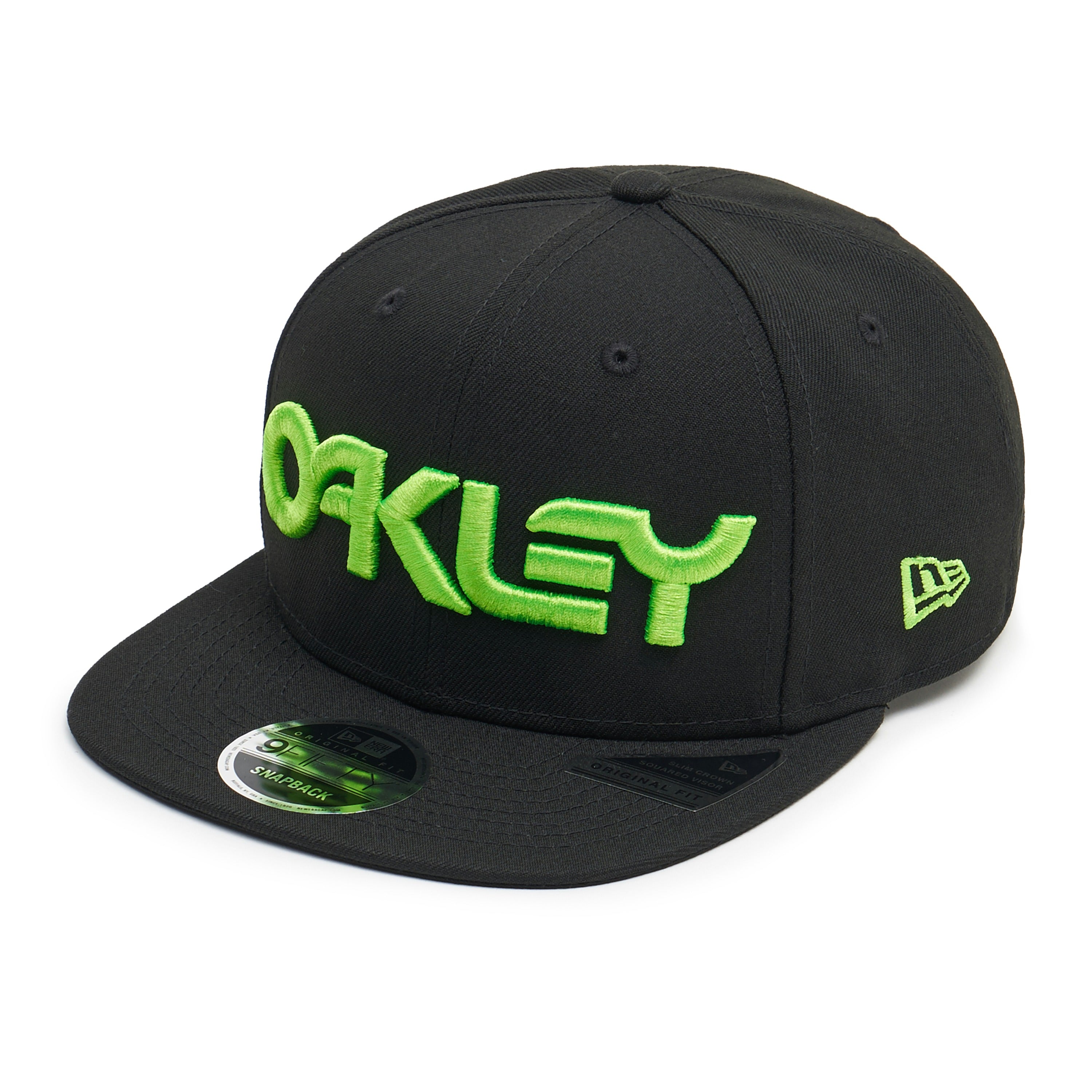 Oakley 6 Panel Hat Logo neon green