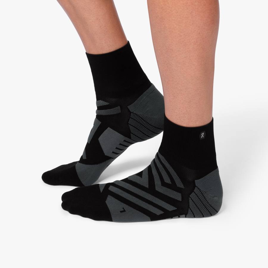 On Performance Mid Sock 1 black-shadow