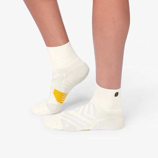 On Mid Sock wmn white/ice