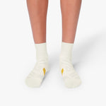 On Mid Sock wmn white/ice