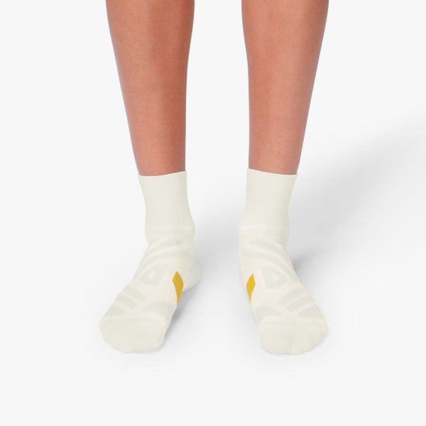 On Mid Sock wmn white/ice